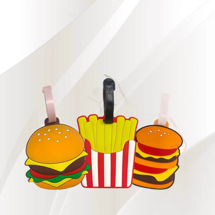 Fun Hamburger Luggage Tag Bowlift