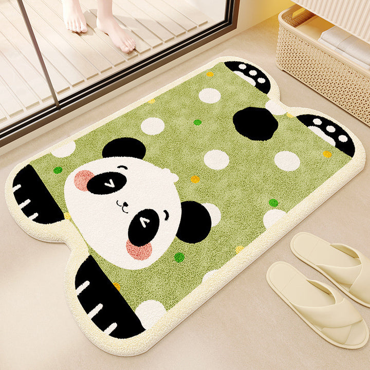 Cute Cartoon Cat Shaped Bath Mat