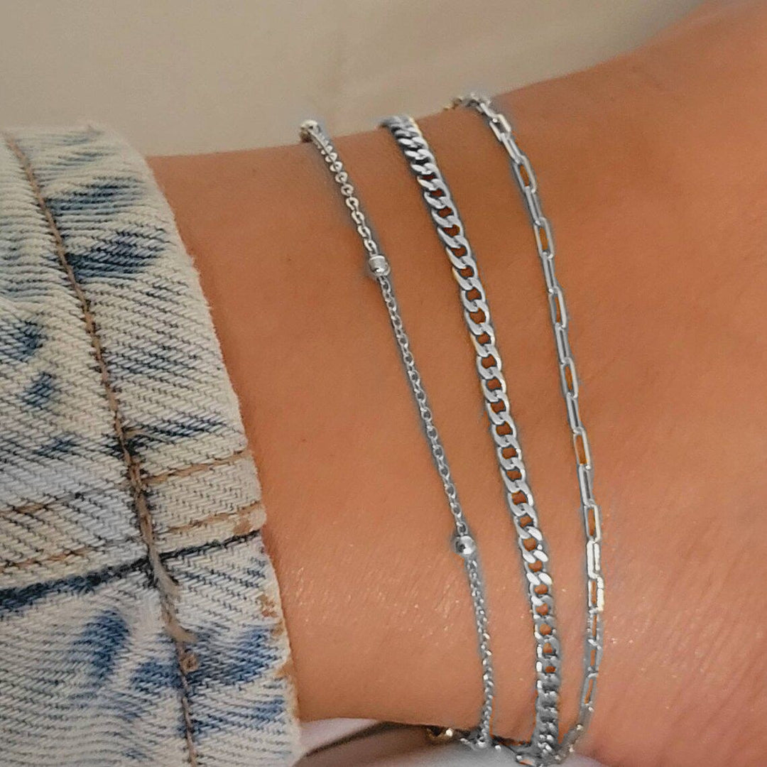 Elegant Double Chain Anklet Bowlift