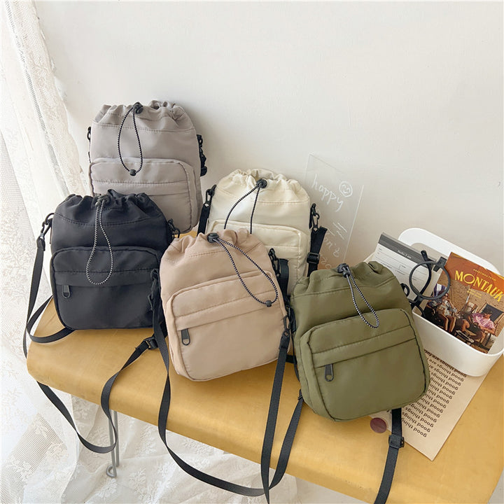 Fashionable Bucket Bag With Adjustable Shoulder Strap Bowlift