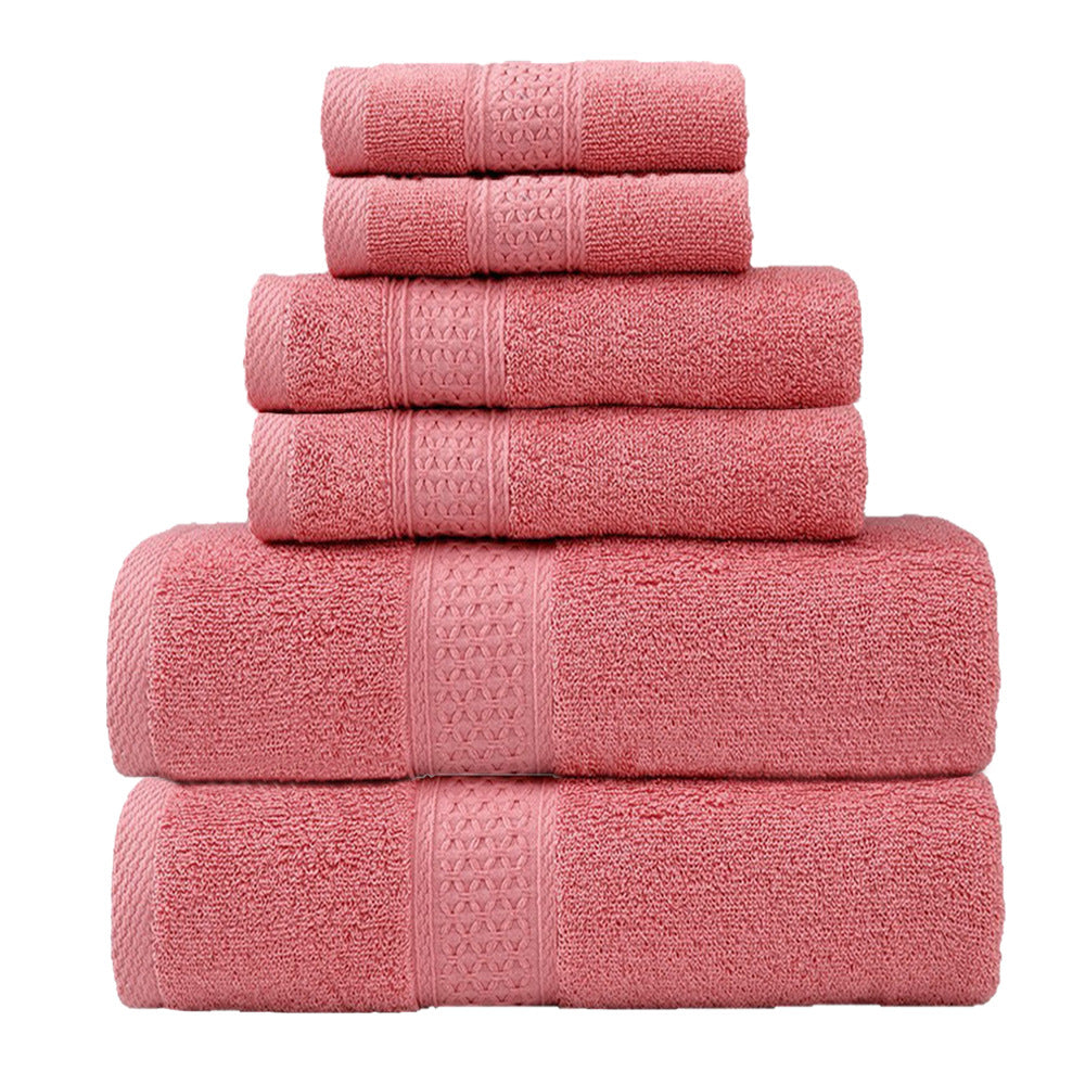 Terry Towel Set with Elegant Border Bowlift