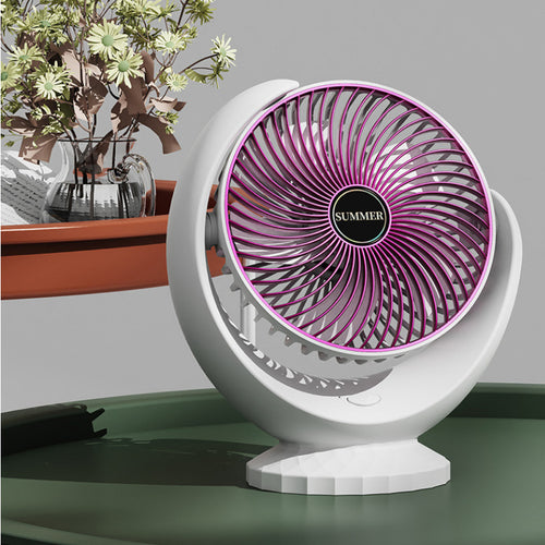 Ladies portable table fan with innovative fan technology Bowlift