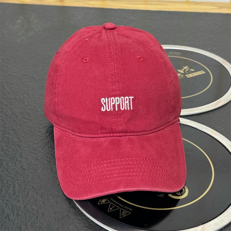 Men's Supportive Embroidered Cotton Baseball Cap Bowlift