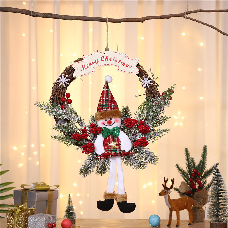 Christmas-themed Hanging Wreath Bowlift