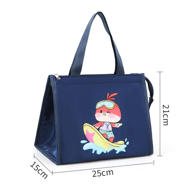 Insulated cooler bag with cute dinosaur motif Bowlift