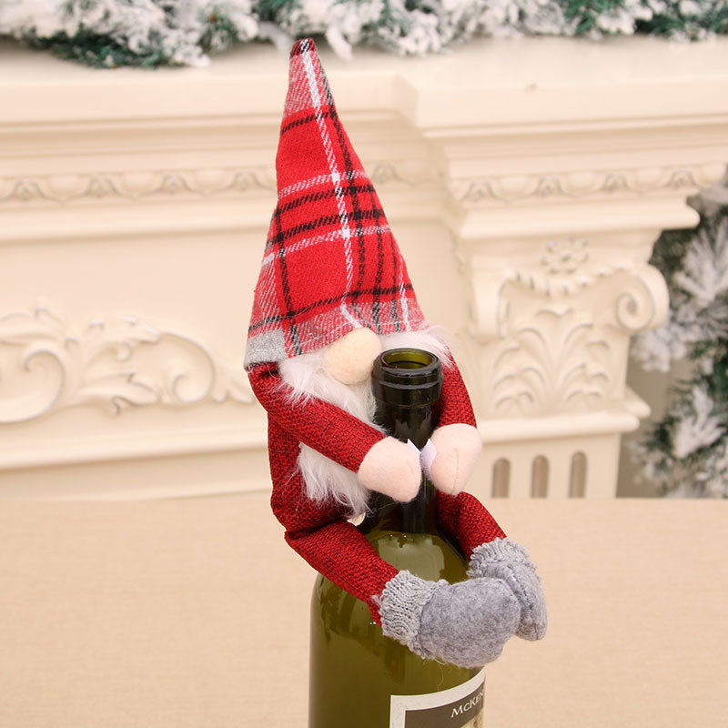 Decorative Wine Bottle Gnome Cover Bowlift