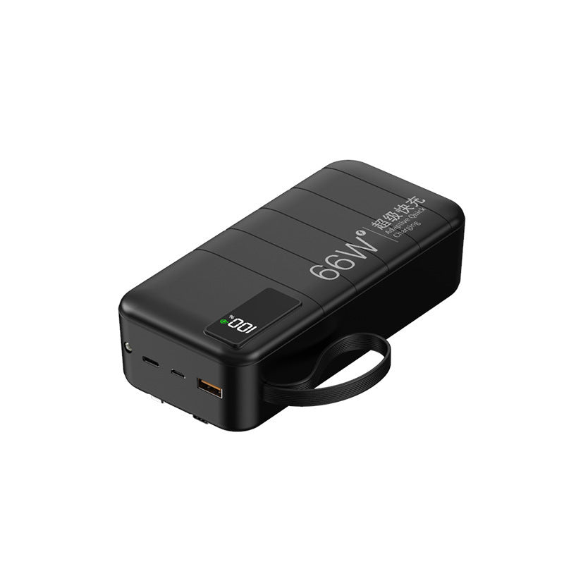 Powerful power bank with 66W fast charging function and intelligent LCD display Bowlift