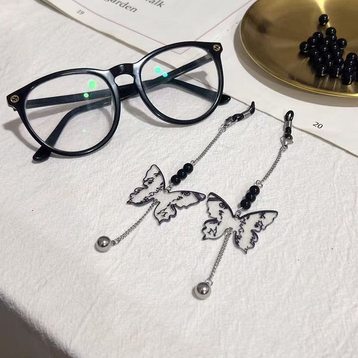 Butterfly Design Eyewear Chain Bowlift