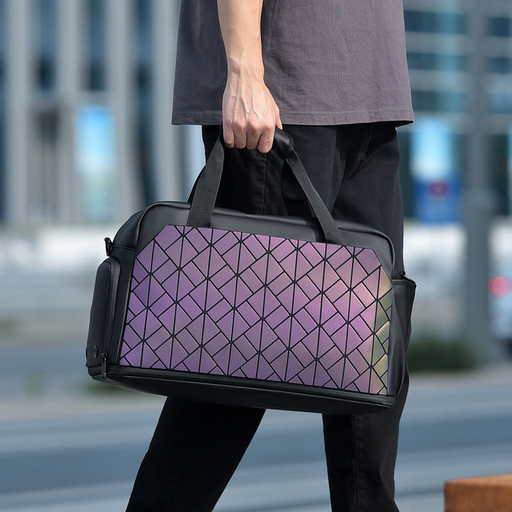 Trendy Multi-Compartment Travel Duffel Bag Bowlift