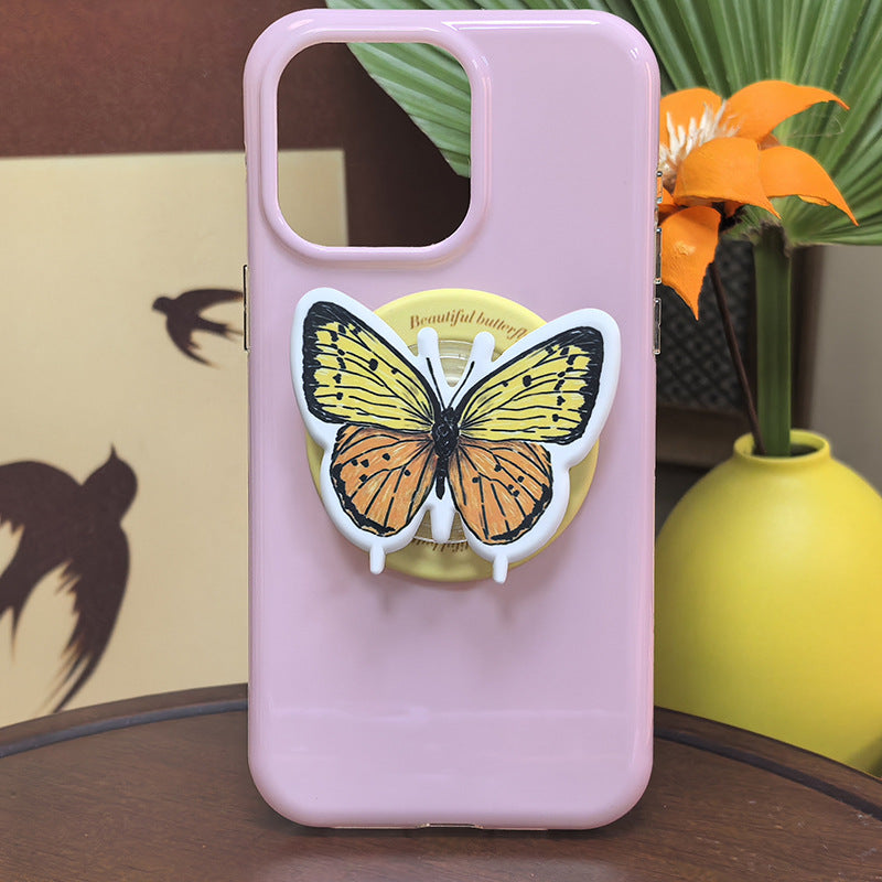 Butterfly-Themed Phone Grip Bowlift