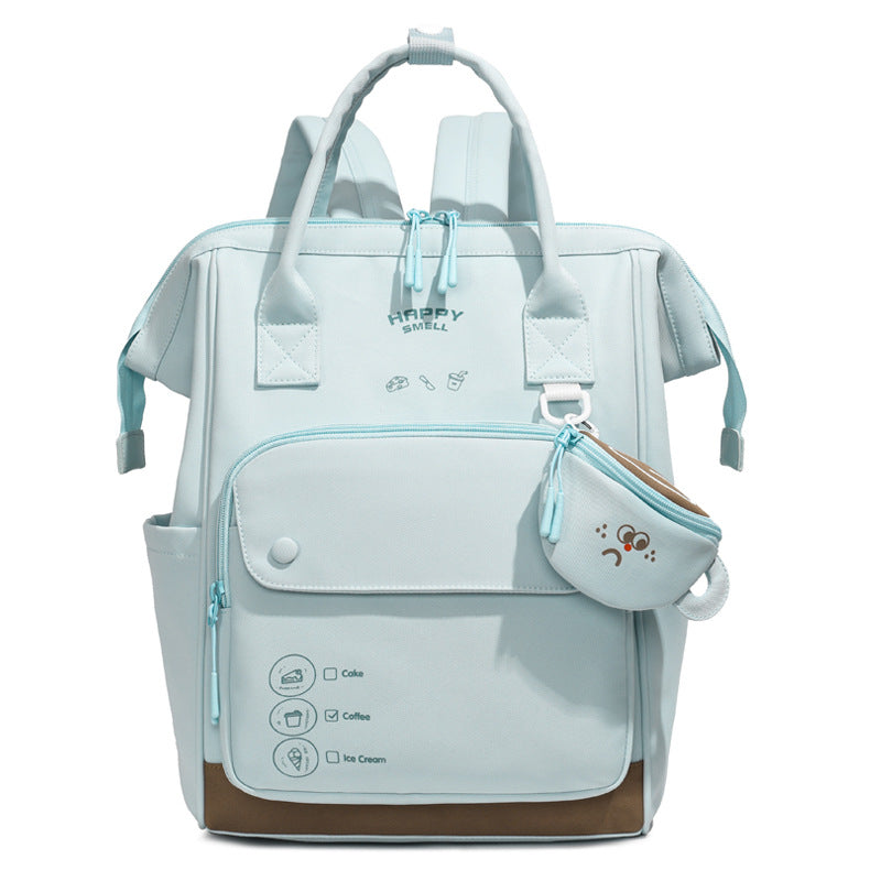 Multi-Functional Casual Backpack with Detachable Pouch Bowlift