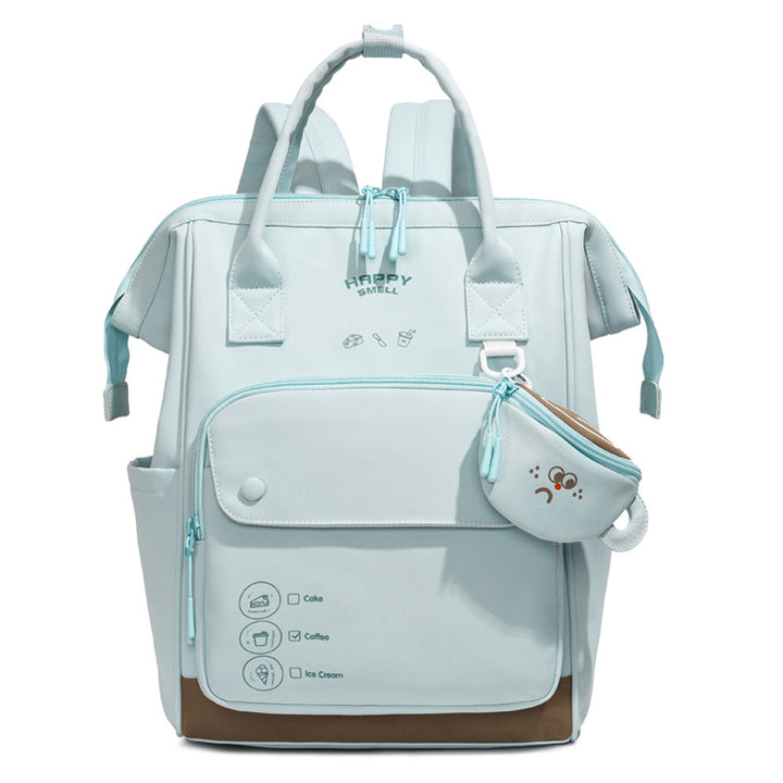 Multi-Functional Casual Backpack with Detachable Pouch Bowlift