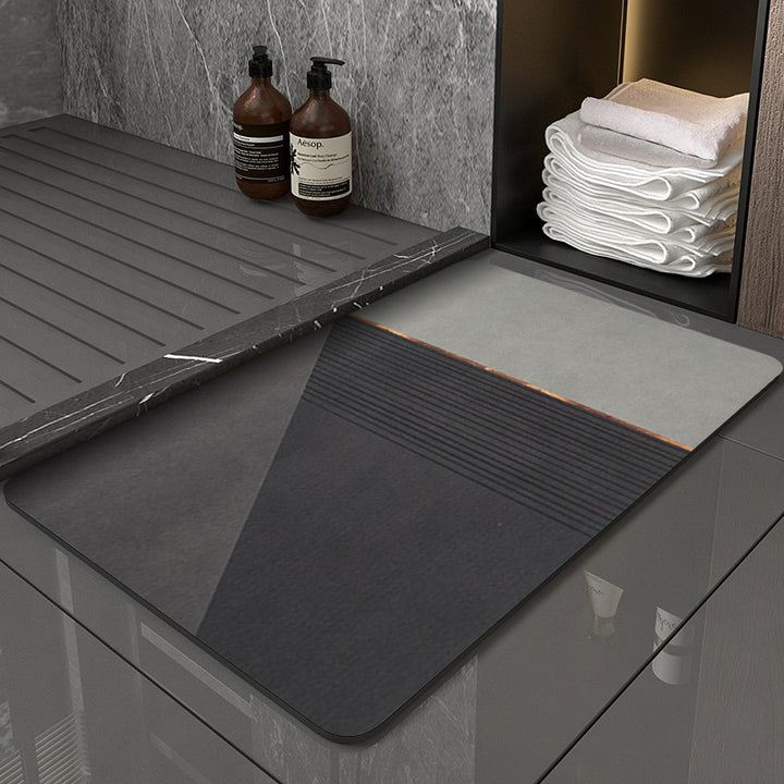 Modern Geometric Bath Mat Bowlift