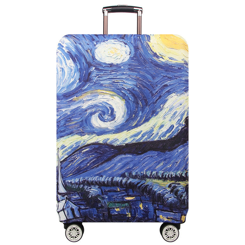 Artistic Cityscape Hard Shell Suitcase Bowlift