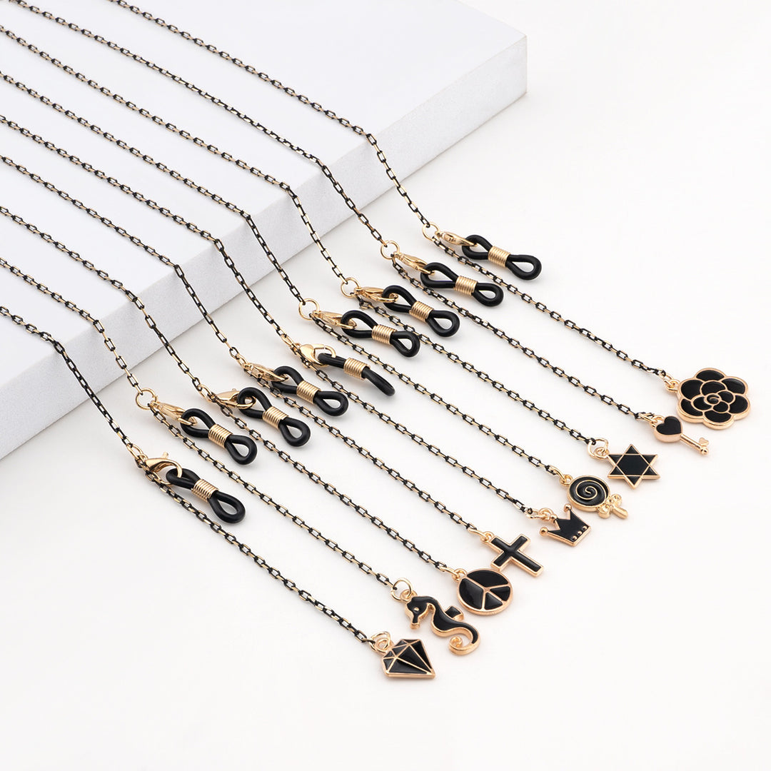 Elegant Geometric Glasses Chain Bowlift