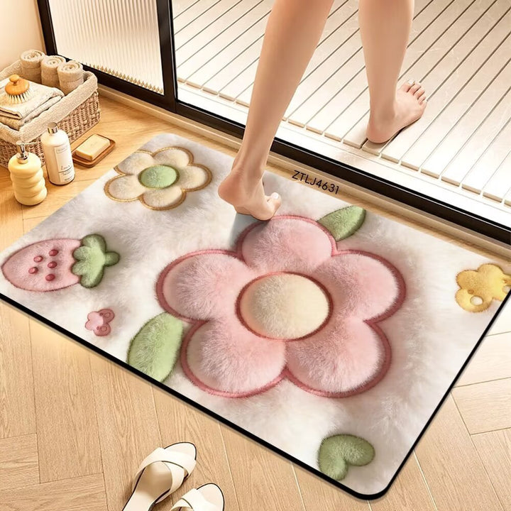 Plush Money-Themed Bath Mat Bowlift