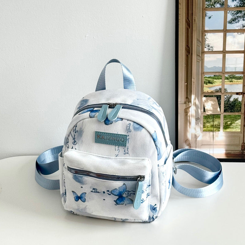 Patterned Mini Backpack Bowlift
