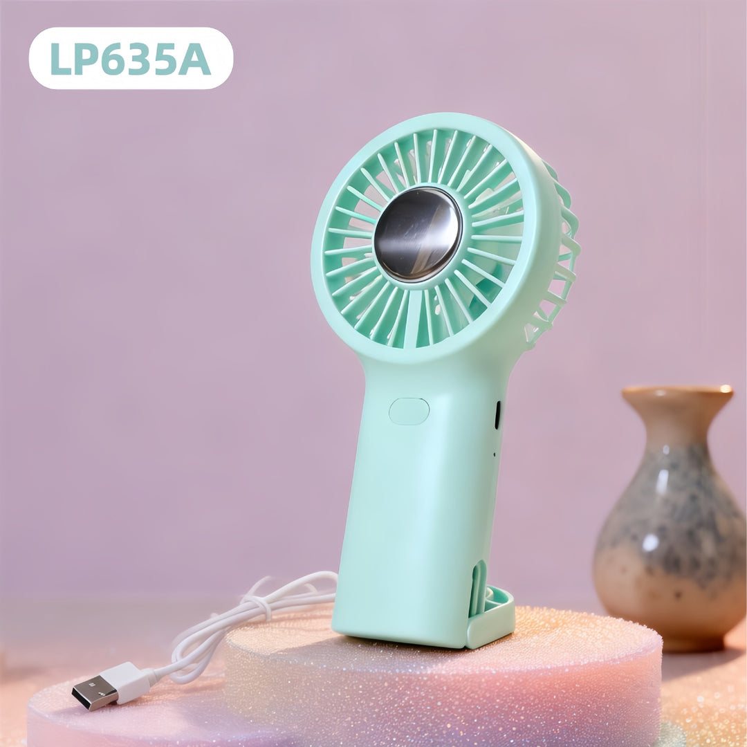 Portable Mini Fan with USB Connection and Adjustable Speed Bowlift