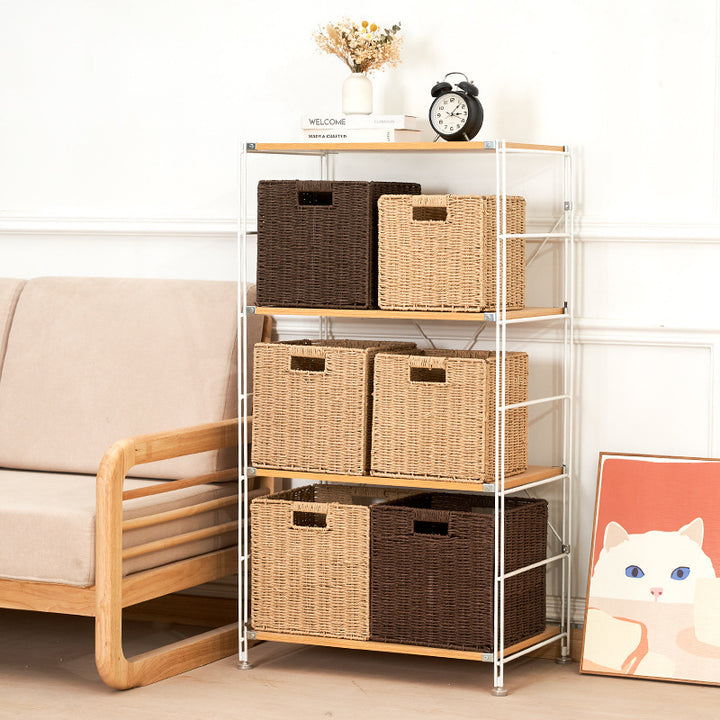 Handwoven Storage Cube Basket Bowlift