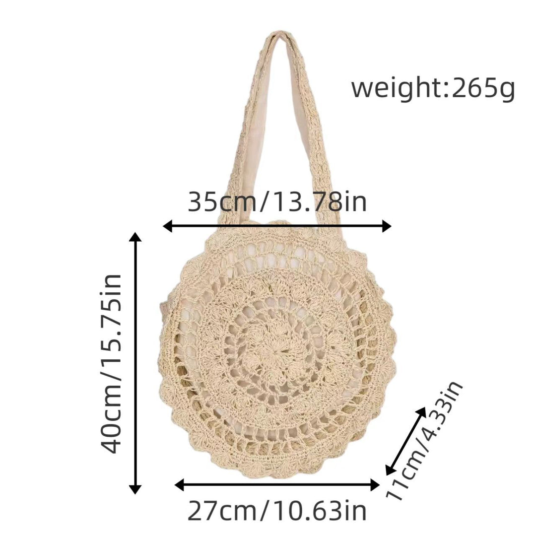 Crochet bag with nostalgic design Bowlift