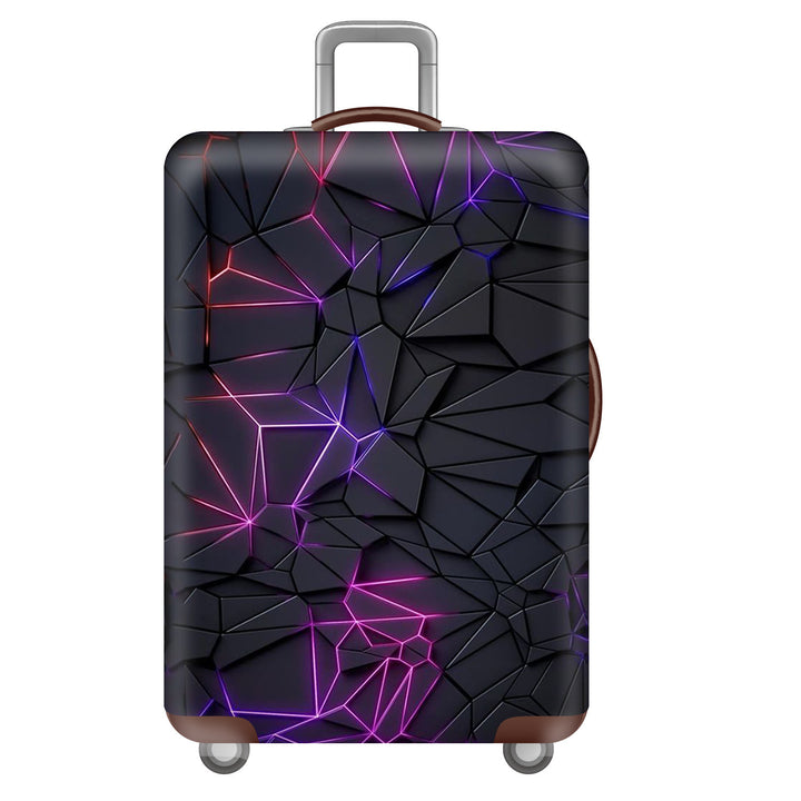 Unisex hard-shell travel suitcase in world travel design Bowlift