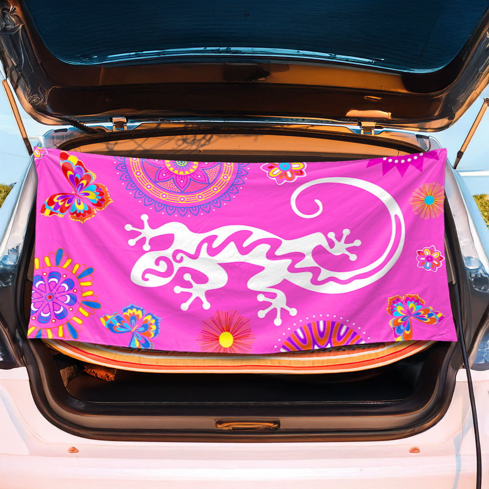 Trunk mat in creative flamingo design Bowlift