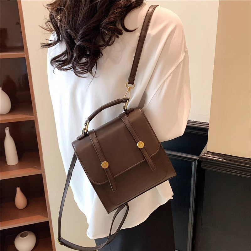 Textured Vegan Leather Satchel Bowlift