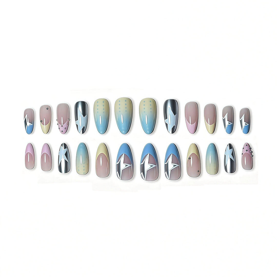 Chic Decorative Press-On Nail Art Bowlift