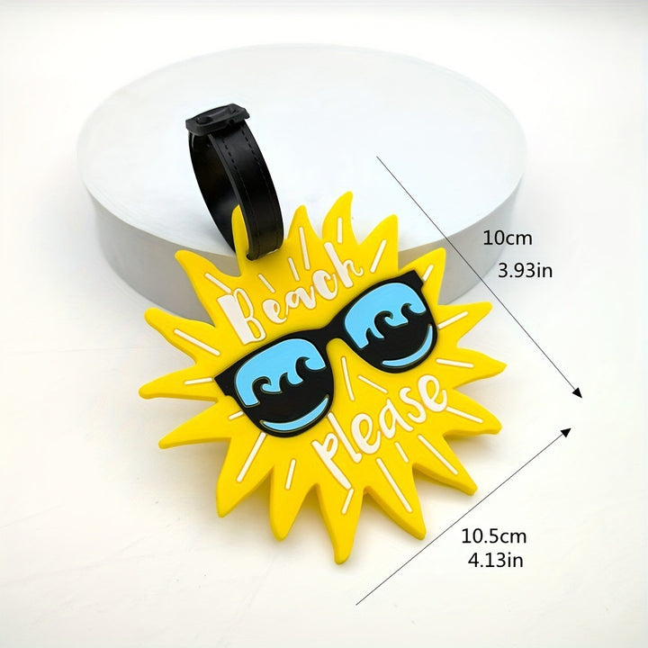 Heart-Shaped Silicone Luggage Tag Bowlift