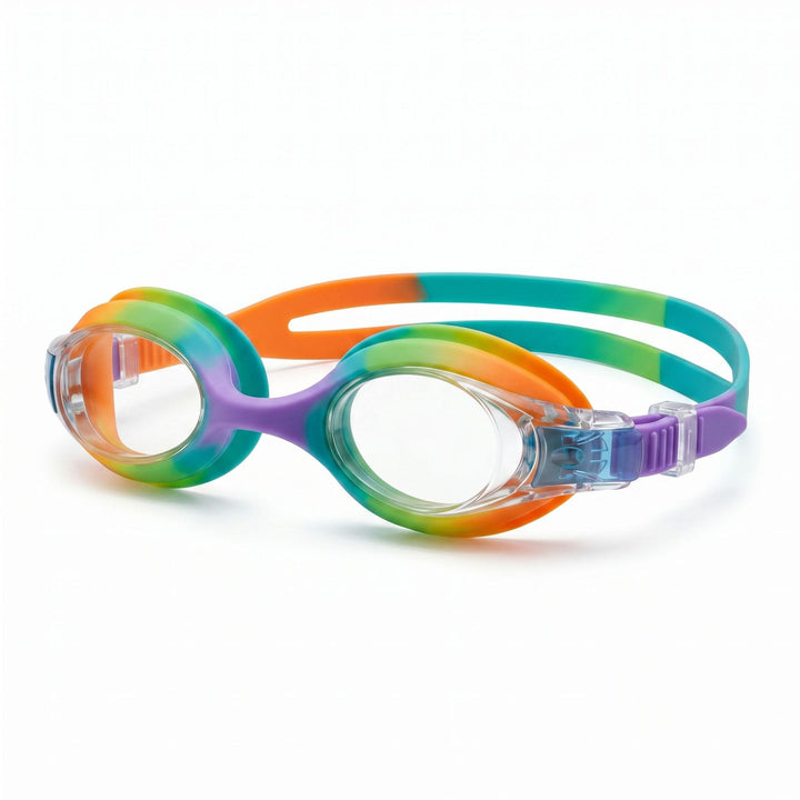 Swim goggles with adjustable nose bridge and anti-fog technology Bowlift
