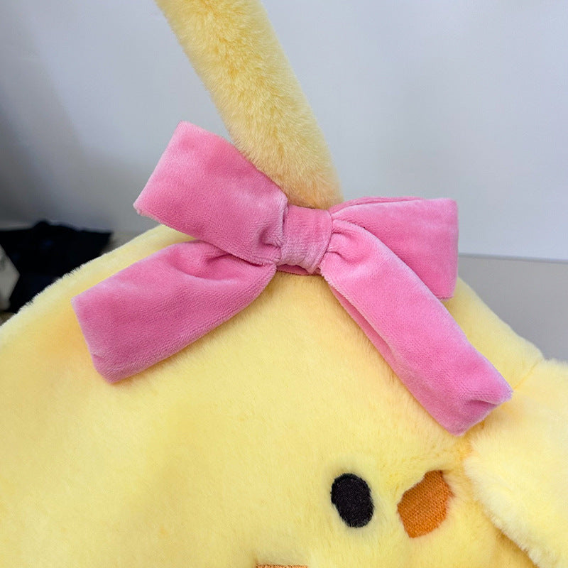 Cozy plush handbag in chicken design Bowlift