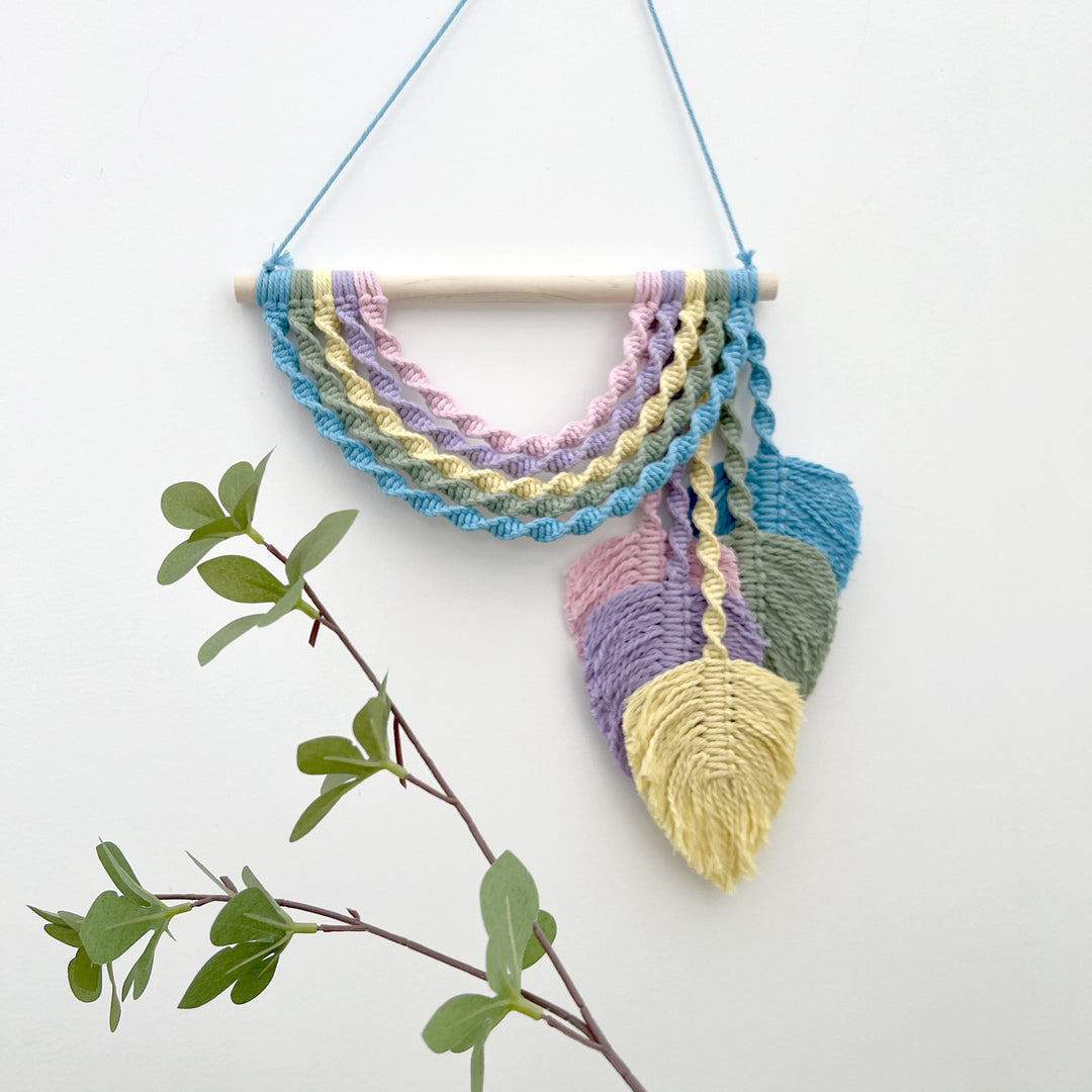 Macrame Leaf Wall Art Decor Bowlift 1788942651