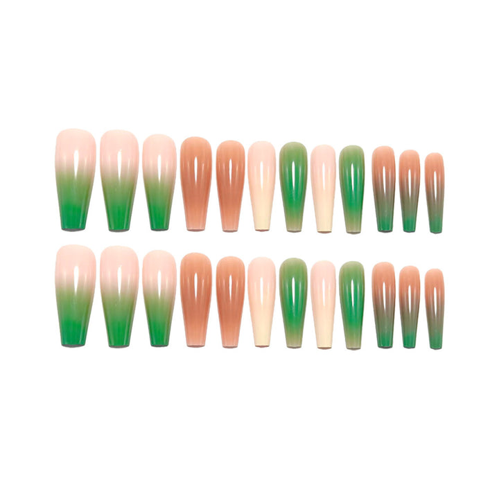 Artificial nails in modern ombre design Bowlift