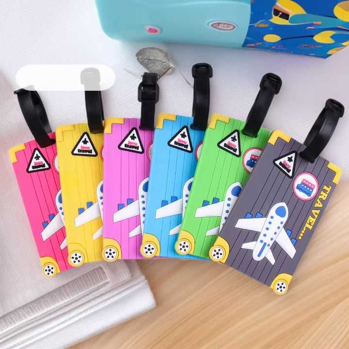 Fun Airplane-Themed Luggage Tag Bowlift
