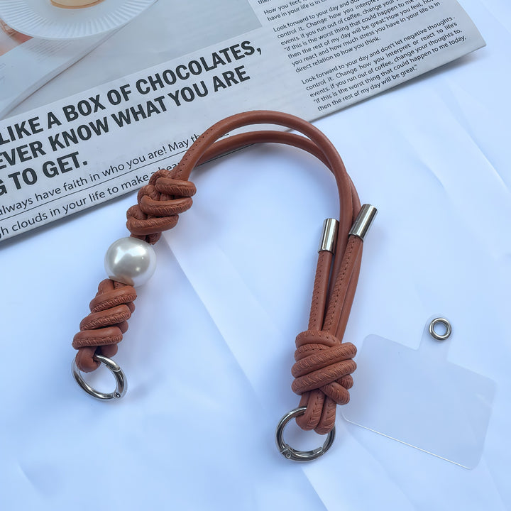 Elegant Braided Keyring Strap Bowlift