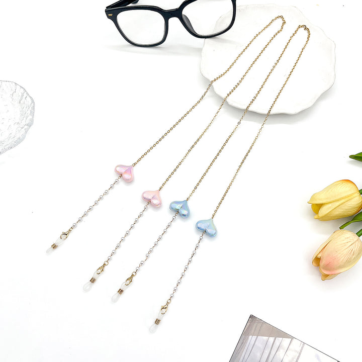 Heart-Detail Eyewear Chain Bowlift