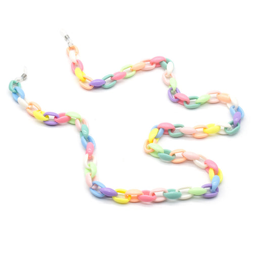 Colorful Bead-Linked Eyewear Chain Bowlift