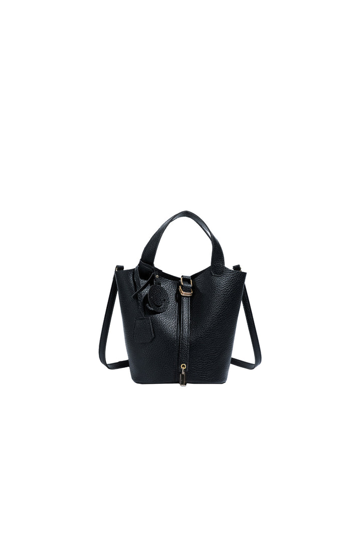 Chic Textured Shoulder Bag Bowlift