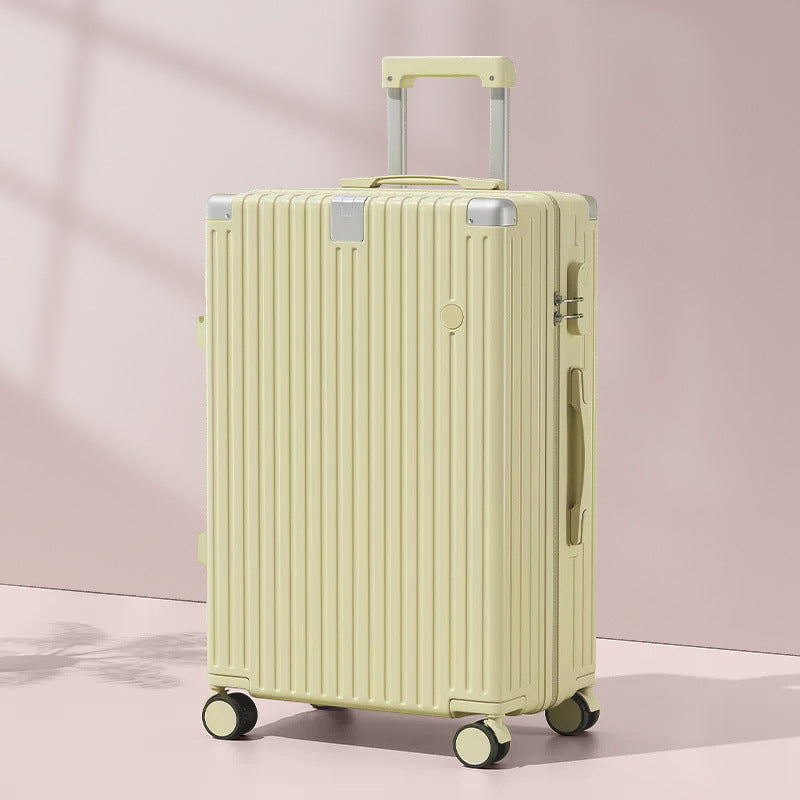 Unisex Textured Lightweight Spinner Luggage Bowlift