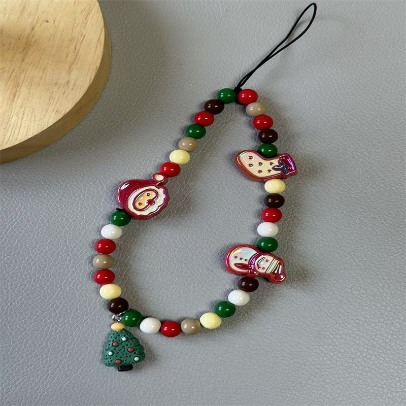 Holiday-Themed Beaded Eyewear Strap Bowlift