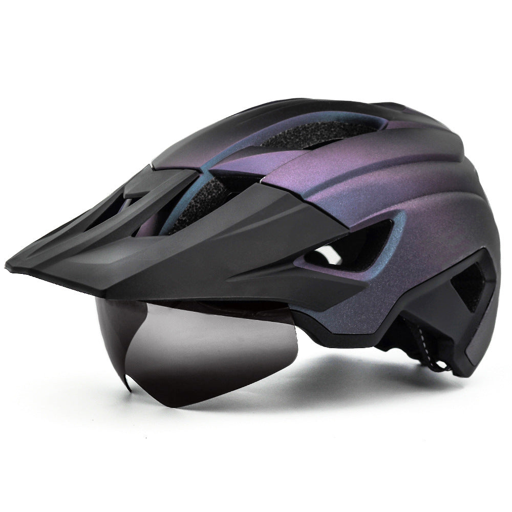 Advanced Mountain Biking Helmet with Integrated Visor Bowlift