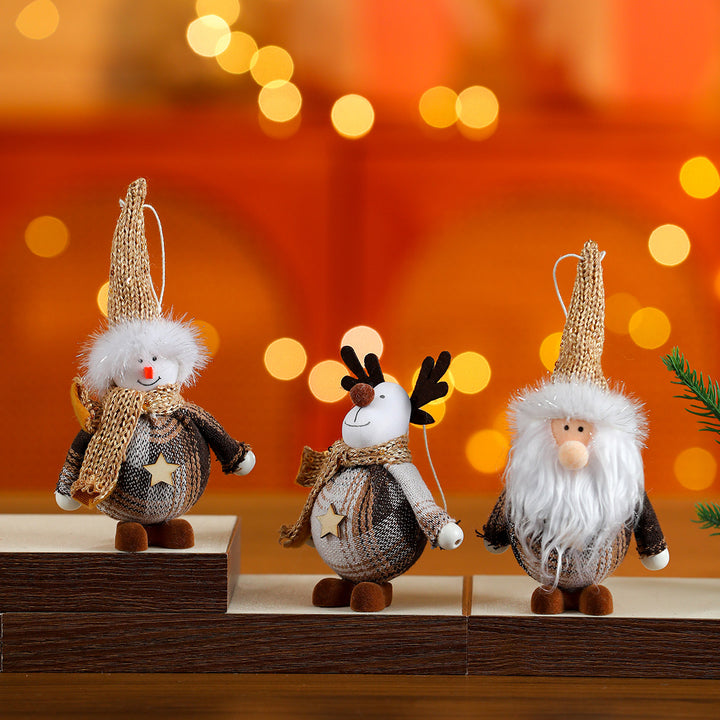 Decorative Hanging Santa Figurine Bowlift