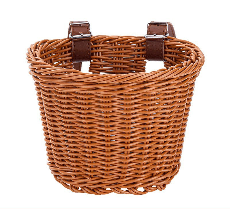 Durable Woven Bicycle Storage Basket Bowlift