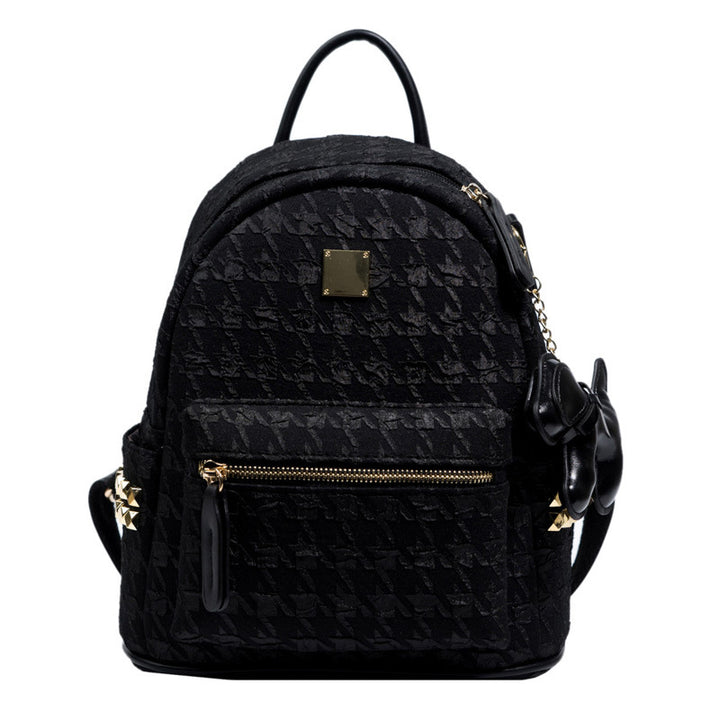 Textured Mini Backpack Bowlift