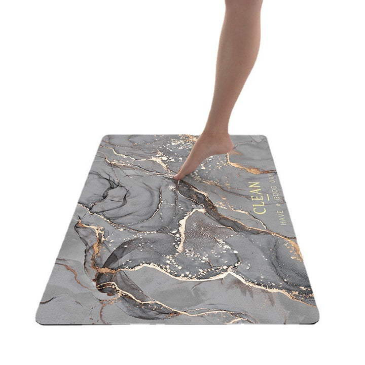 Soft Touch Marble Bath Mat Bowlift