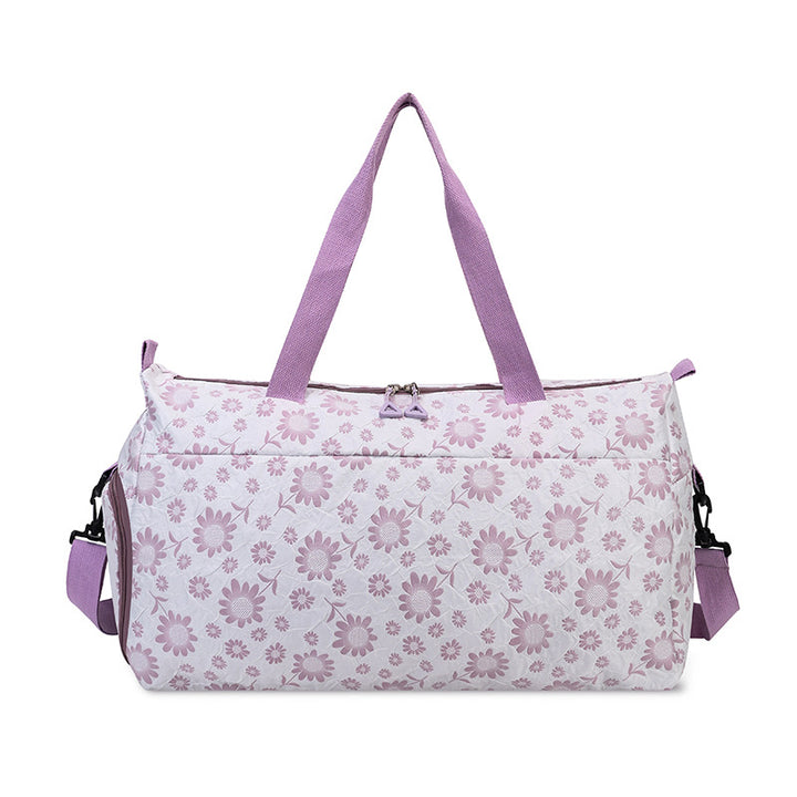 Floral Patterned Travel Duffle Bag Bowlift