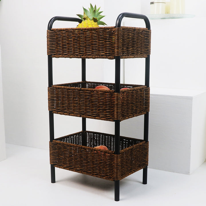 Multi-Tier Woven Storage Rack Bowlift 1787892970