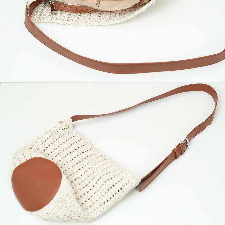 Handbag Made of Crocheted Material Bowlift