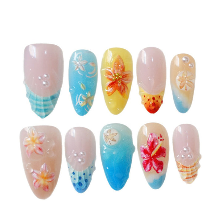 Artistic Tropical Nail Art Set Bowlift