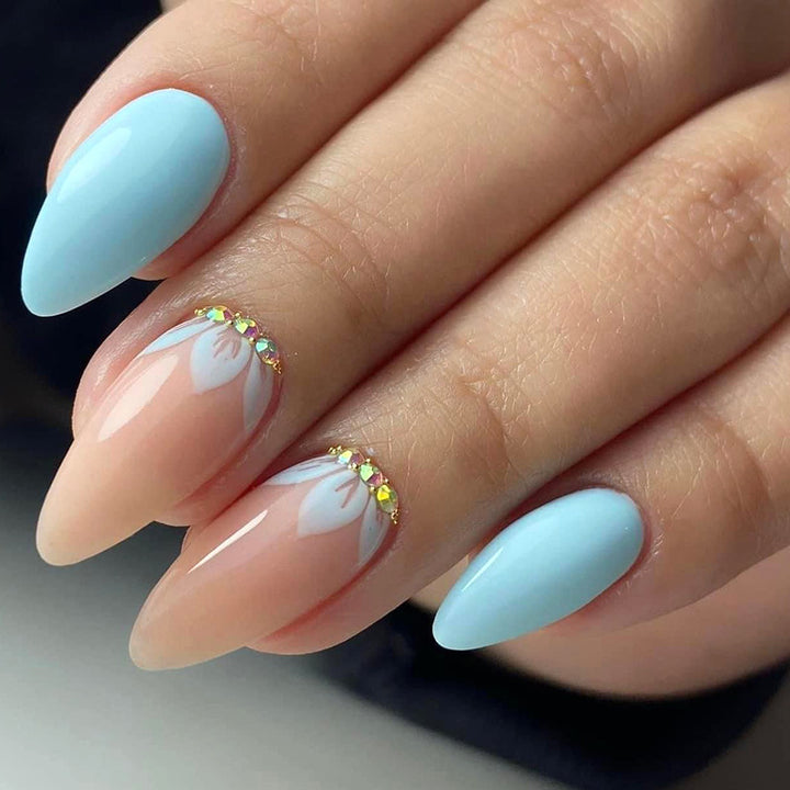 Artificial nail set with unique patterns Bowlift